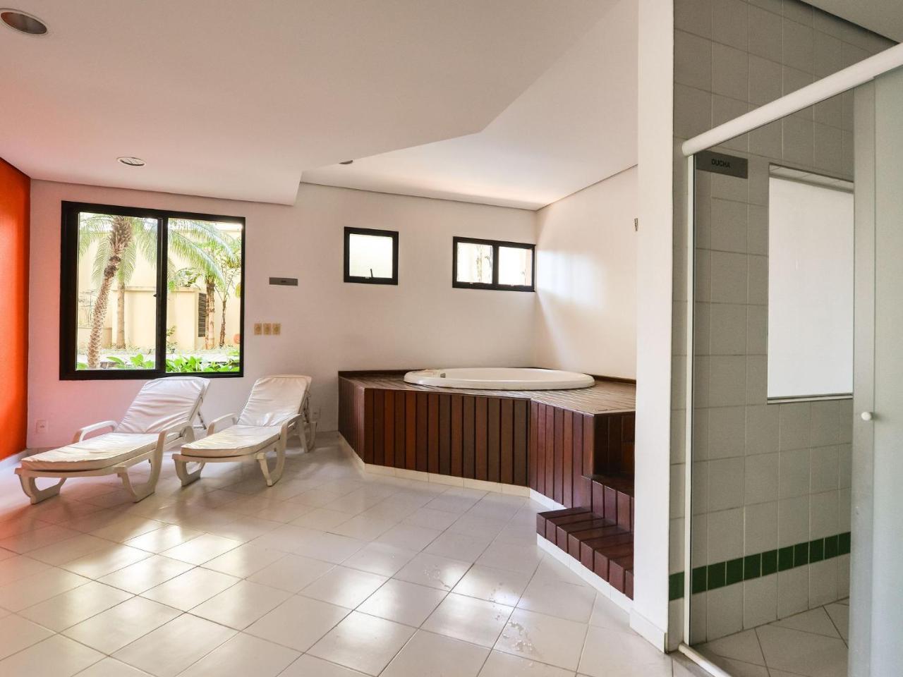 Apartamento Aconchegante Com Vista Incrivel, Piscina E Vaga San Paolo Esterno foto