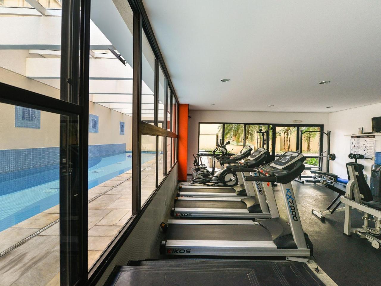 Apartamento Aconchegante Com Vista Incrivel, Piscina E Vaga San Paolo Esterno foto